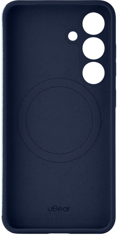 Чехол uBear Touch Case для Galaxy S24 MagSafe, soft-touch, синий