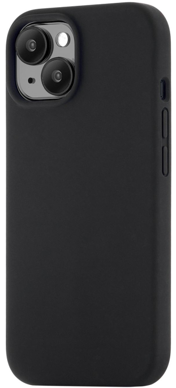 Чехол uBear Touch Case для iPhone 15 MagSafe, soft-touch, черный