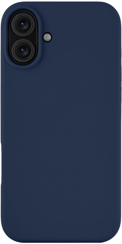 Чехол uBear Touch Case MagSafe для iPhone 16 Plus, soft-touch, темно-синий