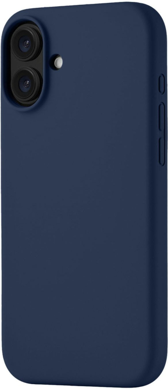 Чехол uBear Touch Case MagSafe для iPhone 16 Plus, soft-touch, темно-синий