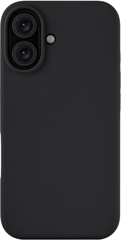 Чехол uBear Touch Case MagSafe для iPhone 16, soft-touch, черный