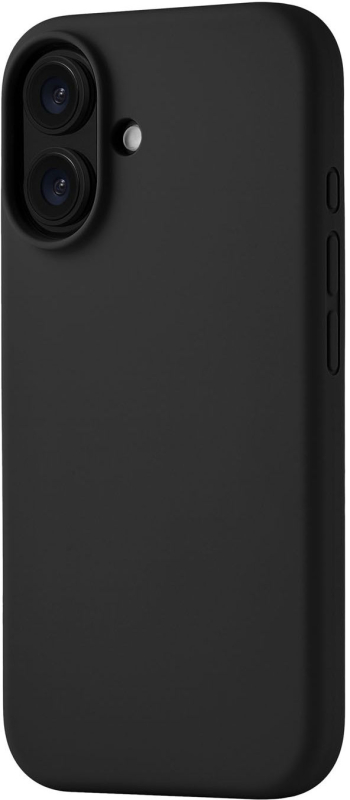 Чехол uBear Touch Case MagSafe для iPhone 16, soft-touch, черный