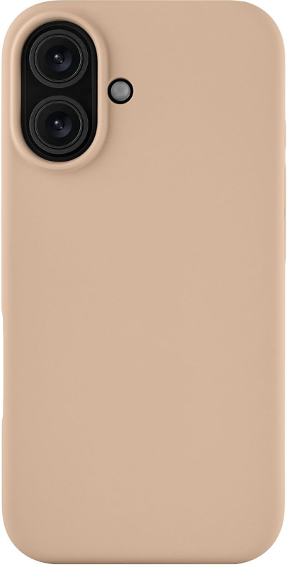 Чехол uBear Touch Case MagSafe для iPhone 16, soft-touch, латте