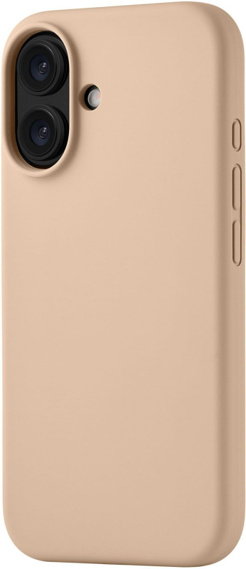 Чехол uBear Touch Case MagSafe для iPhone 16, soft-touch, латте