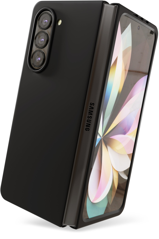Чехол VLP Flex Case для Galaxy Z Fold 5, полиуретан, черный