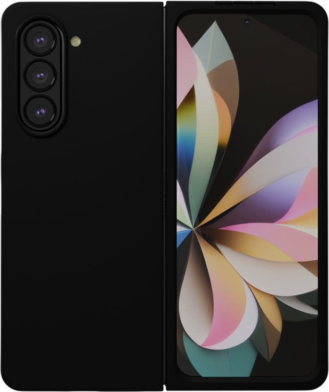 Чехол VLP Flex Case для Galaxy Z Fold 5, полиуретан, черный