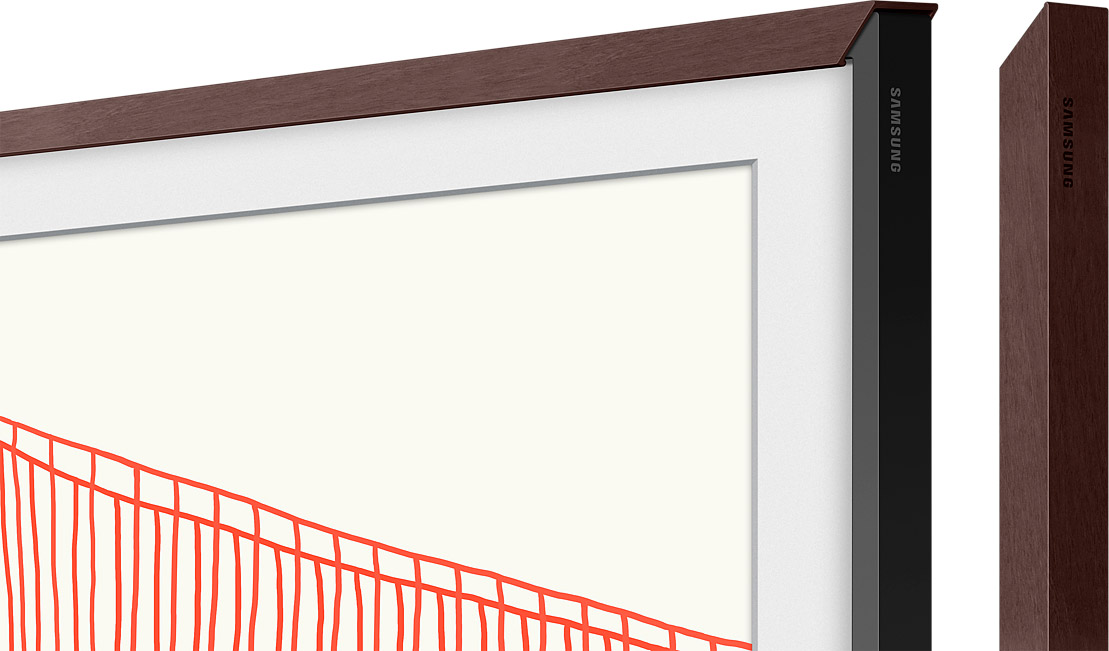 Дополнительная ТВ рамка Samsung для телевизоров 43″ The Frame 2021, коричневый