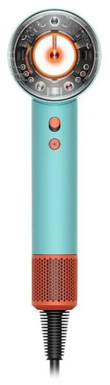Фен Dyson Supersonic HD16, голубой+оранжевый