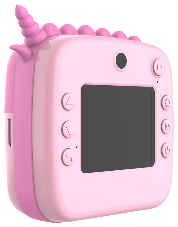 Фотопринтер детский KID JOY Print Cam, 2,4” HD экран, 2 линзы, розовый