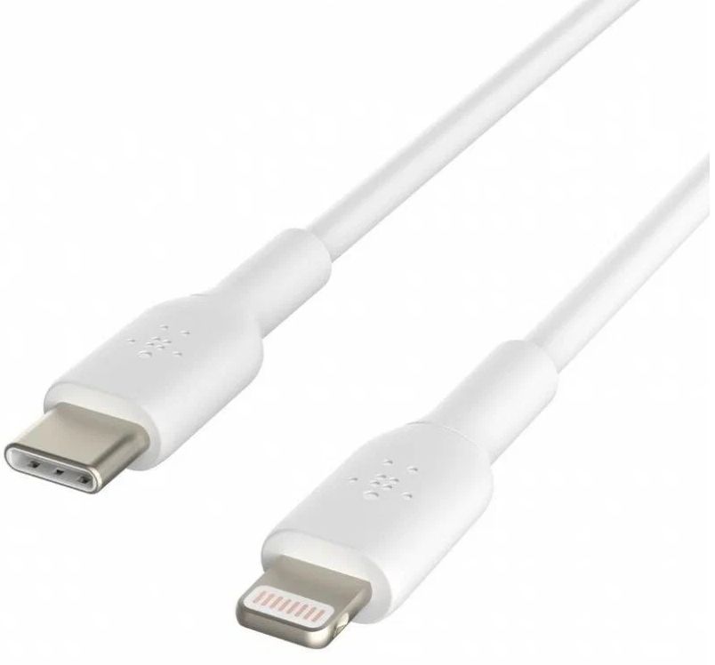 Кабель Belkin USB-C –  Lightning, 1м, белый