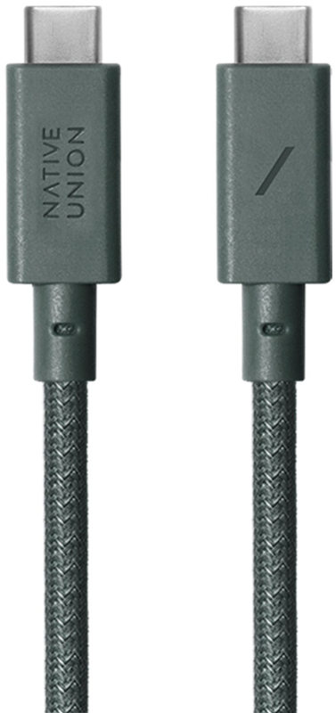 Кабель Native Union Anchor Cable USB-C – USB-C, 3 м, пластик, зеленый