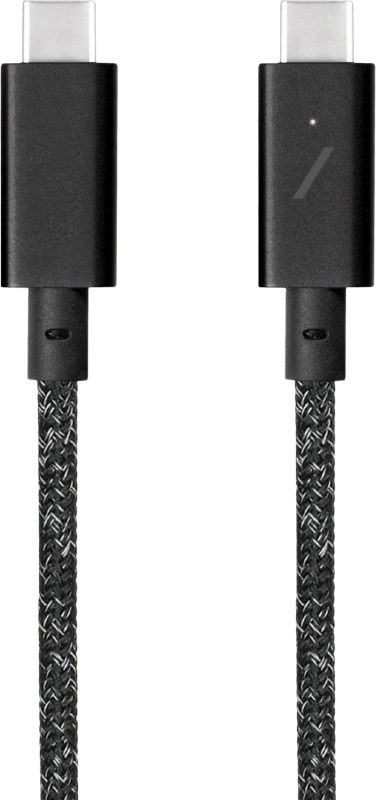 Кабель Native Union Belt Cable Pro USB-С – USB-С, 2,4м, нейлон, черный
