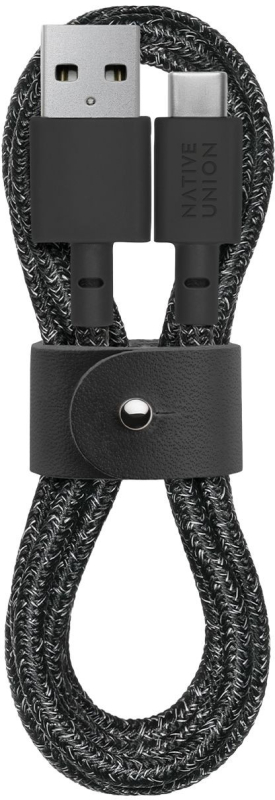 Кабель Native Union Belt Cable USB-A – USB-С, 1.2 м, пластик, космос