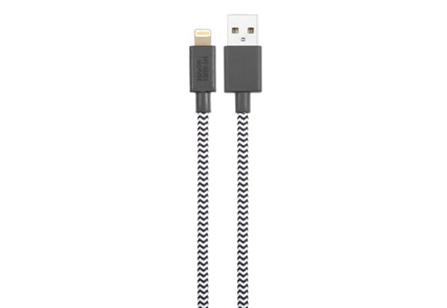 Кабель Native Union Belt Lightning/USB (1,2 м), зебра