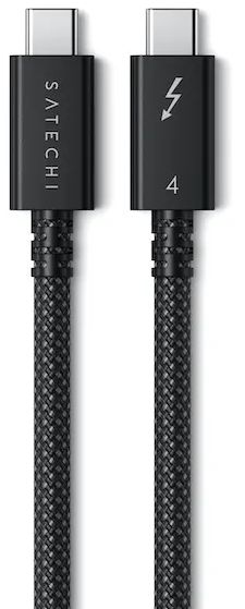 Кабель Satechi Thunderbolt 4 Pro, 1м, черный