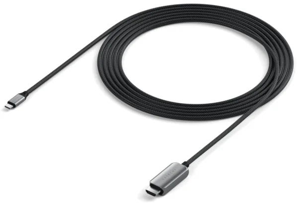 Кабель Satechi USB-C – HDMI, 2 м, серый космос