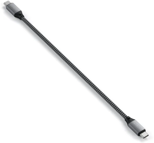 Кабель Satechi USB-C – USB-C, 25 см, серый космос