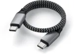 Кабель Satechi USB-C – USB-C, 25 см, серый космос