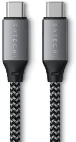 Кабель Satechi USB-C – USB-C, 25 см, серый космос