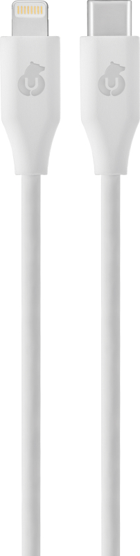 Кабель uBear USB-C – Lightning, 1.2 м, белый