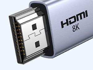 Кабель UGREEN HD164 micro-HDMI – HDMI, 8k, 2 м, cерый космос
