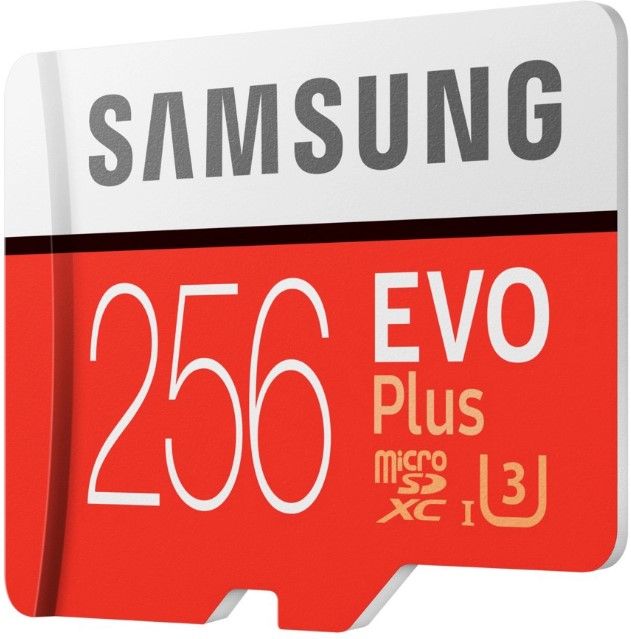 Карта памяти Samsung MicroSDXC EVO, 256 ГБ