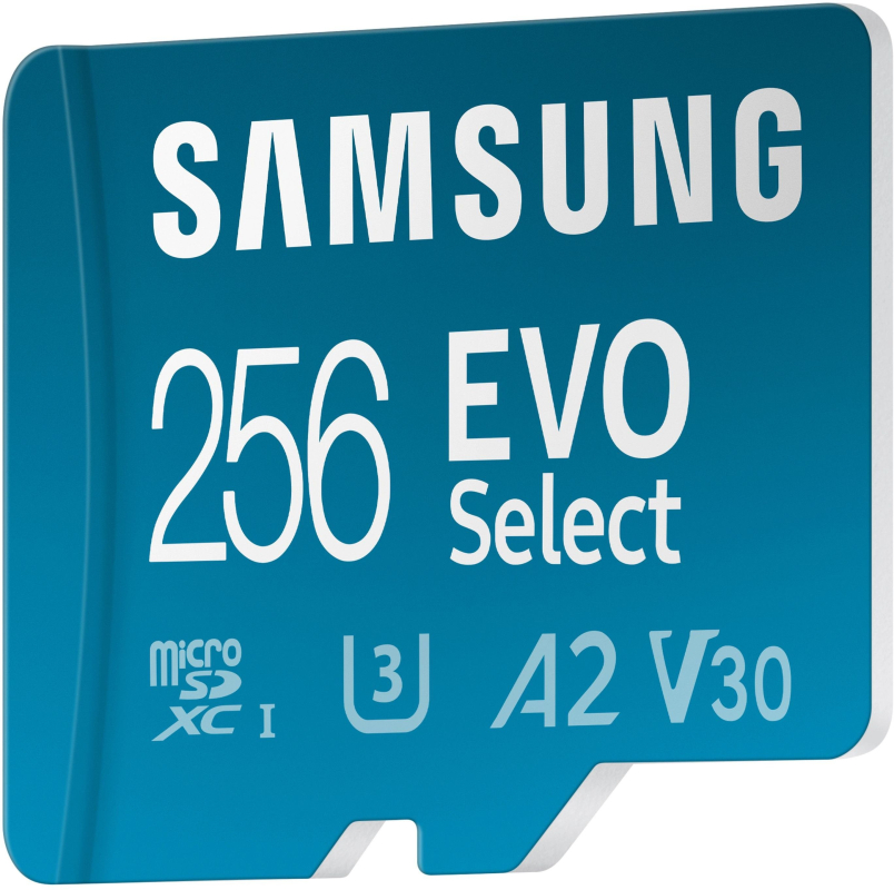 Карта памяти Samsung microSDXC, UHS-I, 256 ГБ