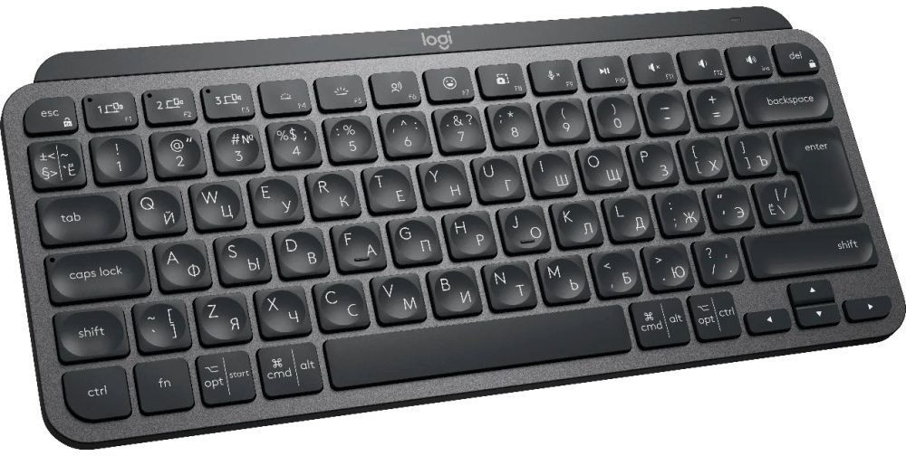 Клавиатура беспроводная Logitech MX Keys Mini Pale, графит