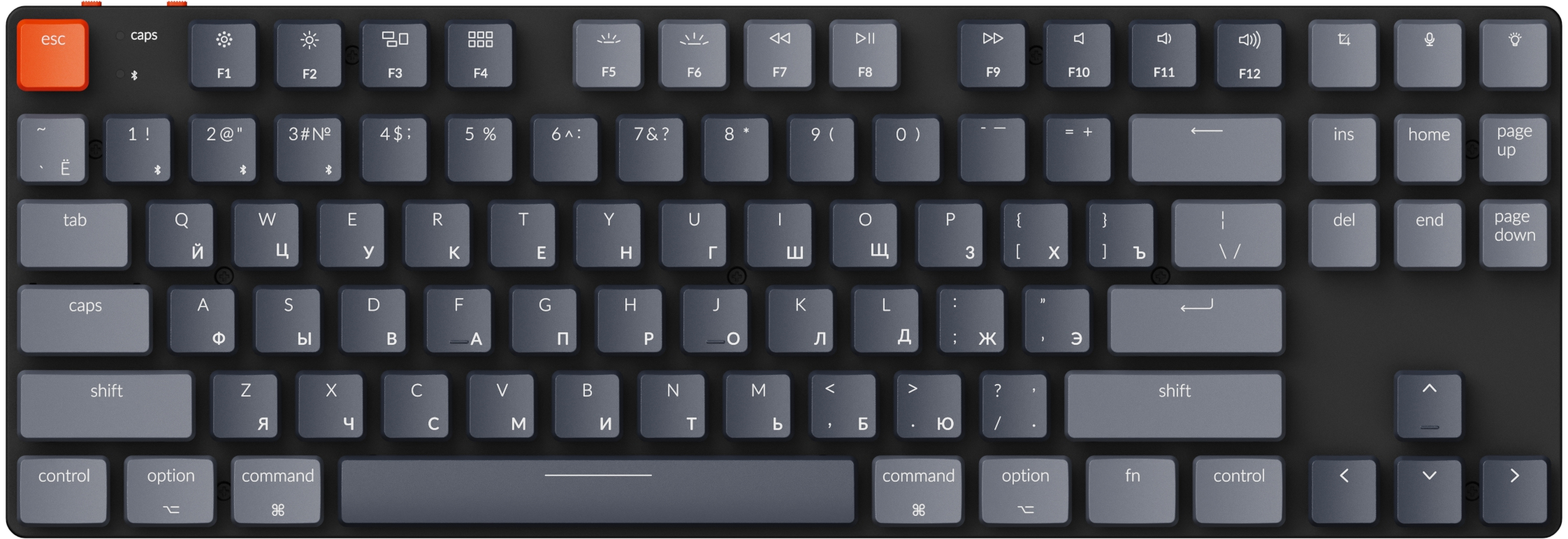 Клавиатура Keychron K1 SE с RGB подcветкой, черный