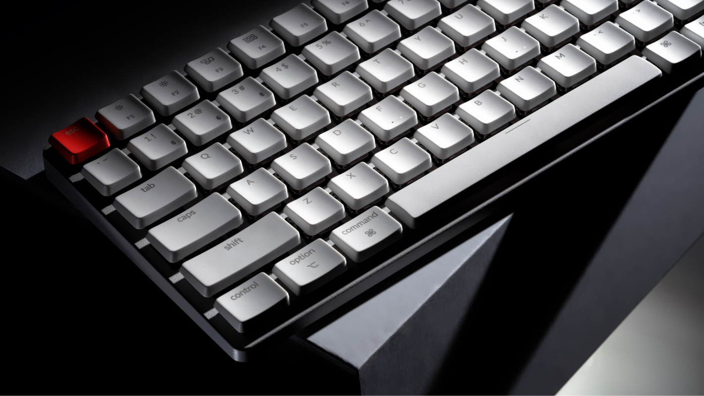 Клавиатура Keychron K3 без подсветки Red Switch, белый