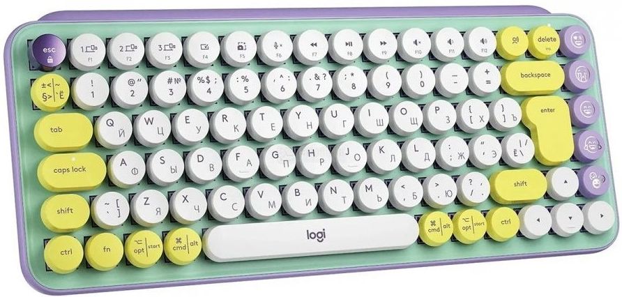 Клавиатура Logitech Pop Keys, мятный