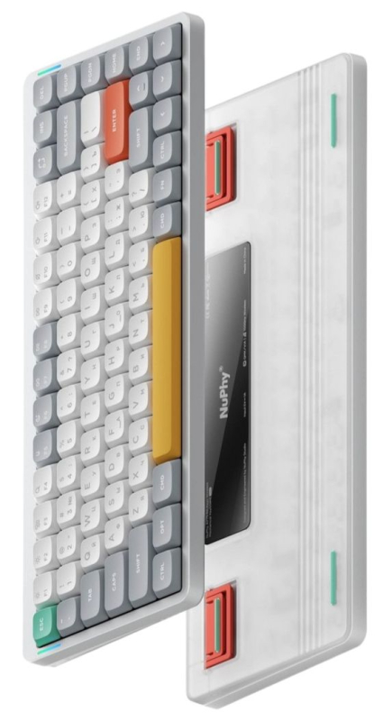 Клавиатура Nuphy AIR75v2 с RGB подтсветкой, Brown Switch, белый