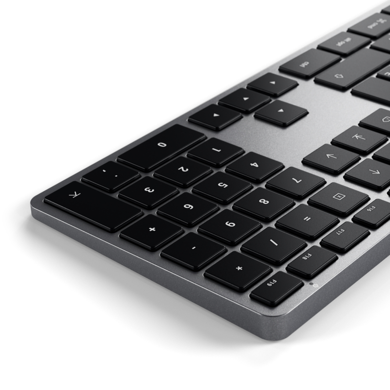Клавиатура Satechi Slim W3, USB-C, «серый космос»
