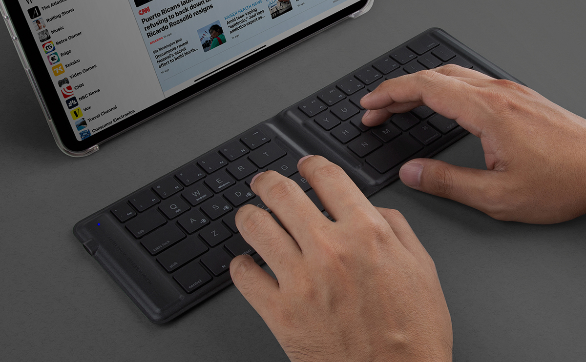 Клавиатура Uniq Foreo Foldable, черный