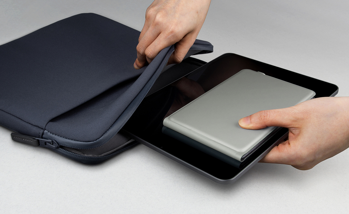 Клавиатура Uniq Foreo Foldable, серый