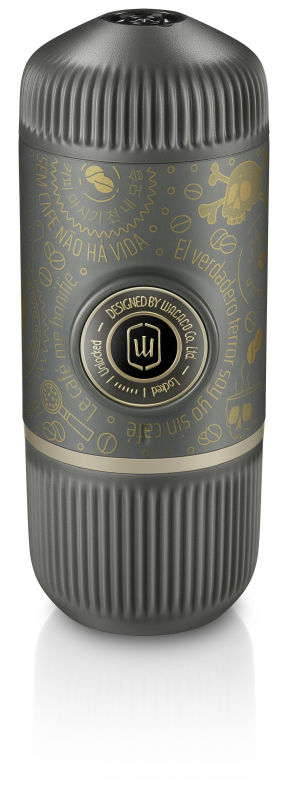 Кофемашина портативная WACACO Nanopresso с чехлом, серый