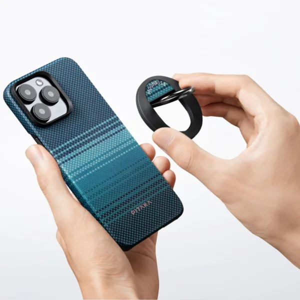 Магнитный держатель Pitaka MagEZ Grip 2 с NFC, синий