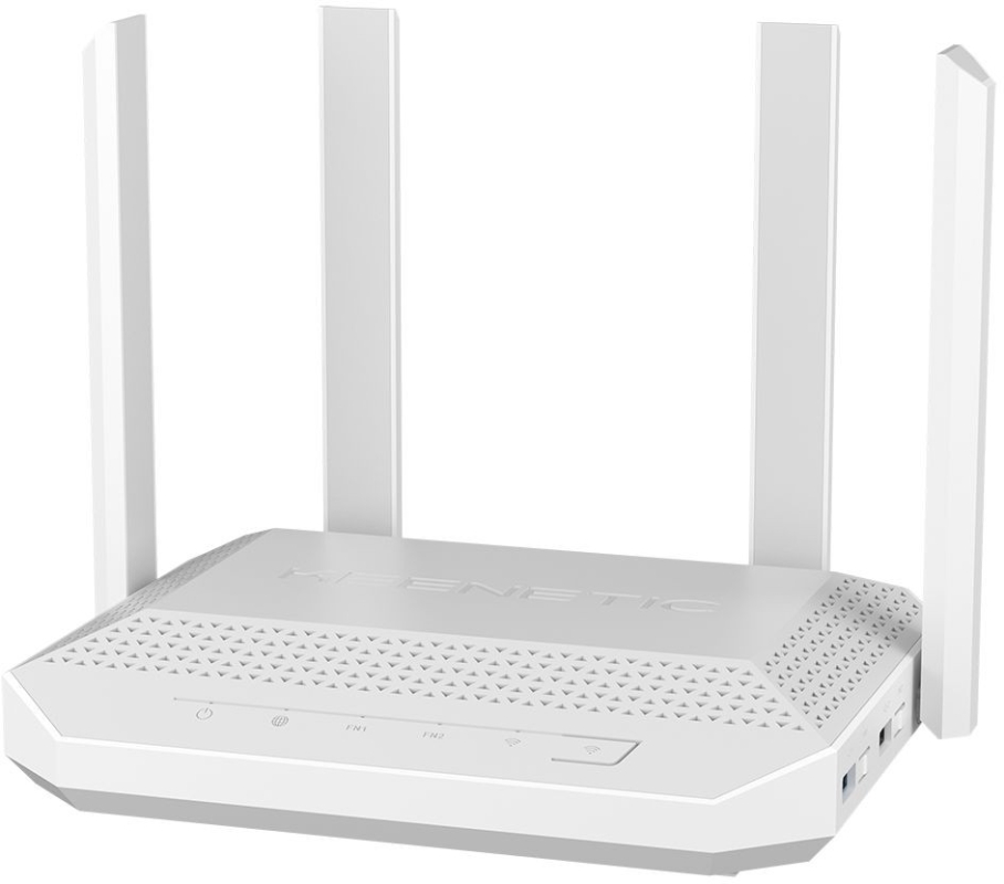Маршрутизатор Keenetic Wi-Fi Giga AX3000, белый
