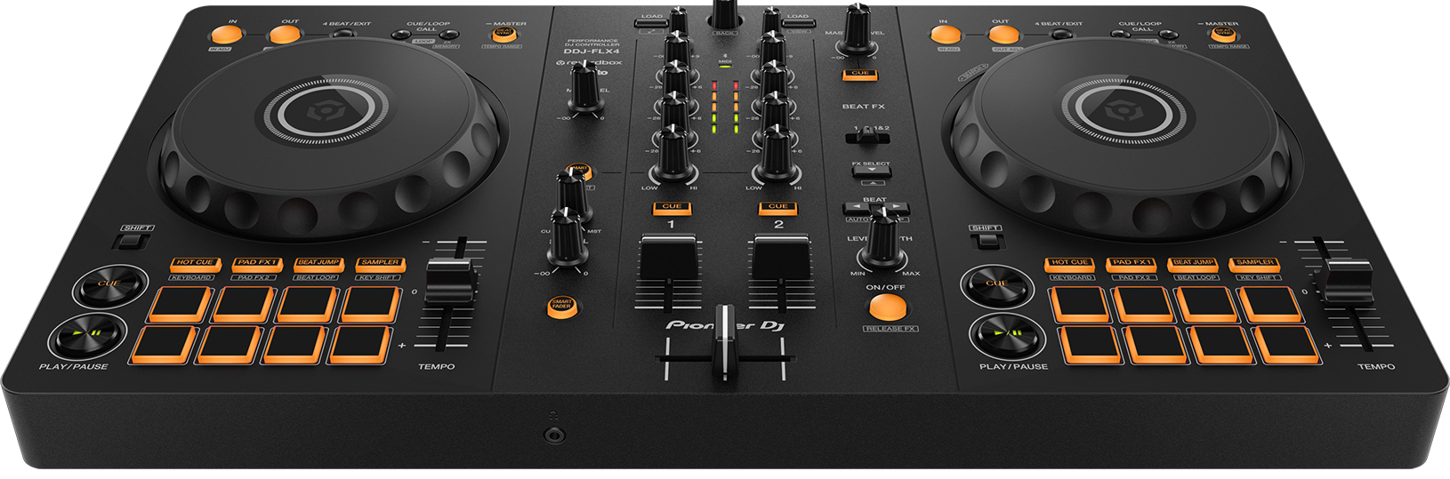 Микшерный пульт Pioneer DDJ-FLX4, черный