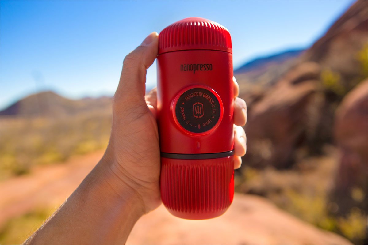 Мини-кофемашина Wacaco Nanopresso, красный