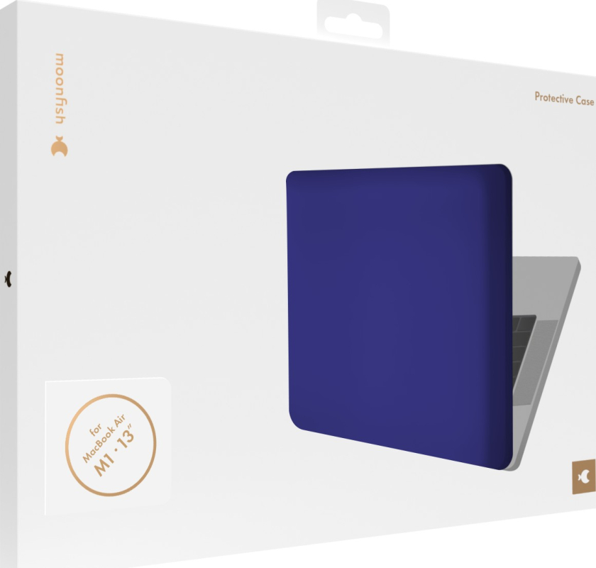 Накладка moonfish для MacBook Air 13″ (M1), soft-touch, синий