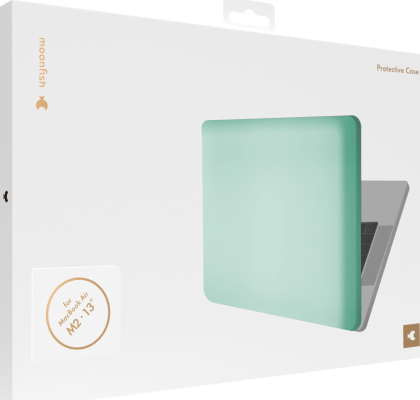 Накладка moonfish для MacBook Air 13″ (M2), soft-touch, зеленый