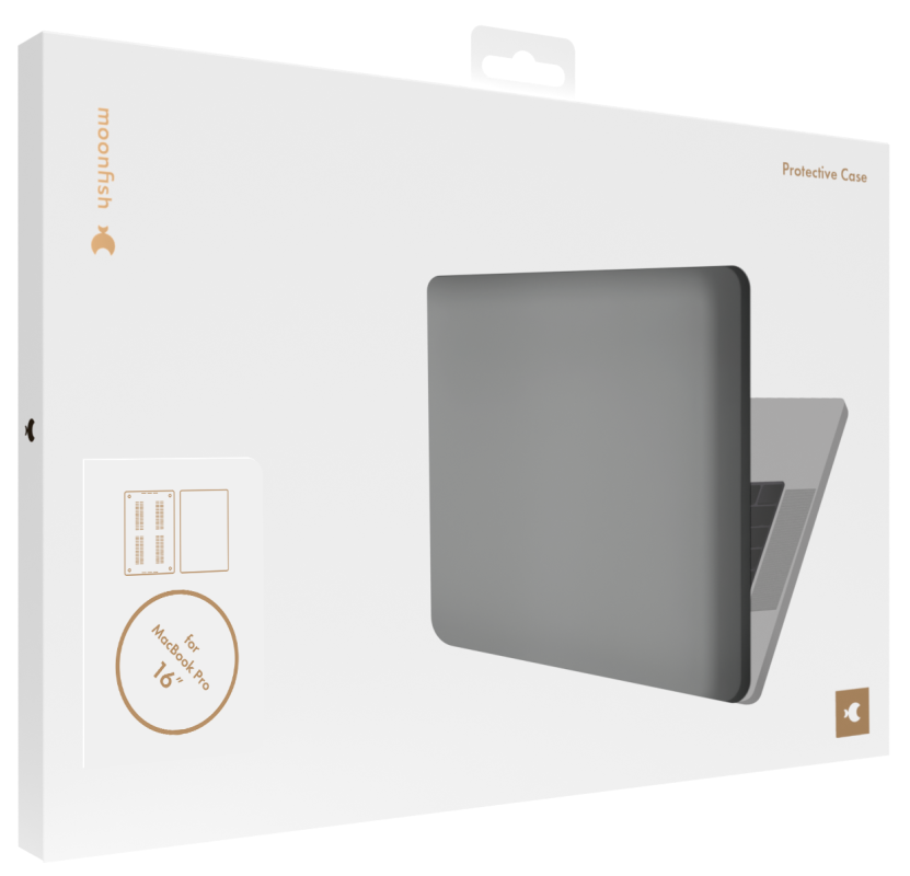 Накладка moonfish для MacBook Pro 16”, дымчатый
