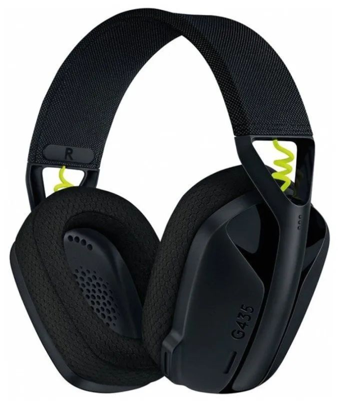 Наушники игровые Logitech G435 Lightspeed, черный