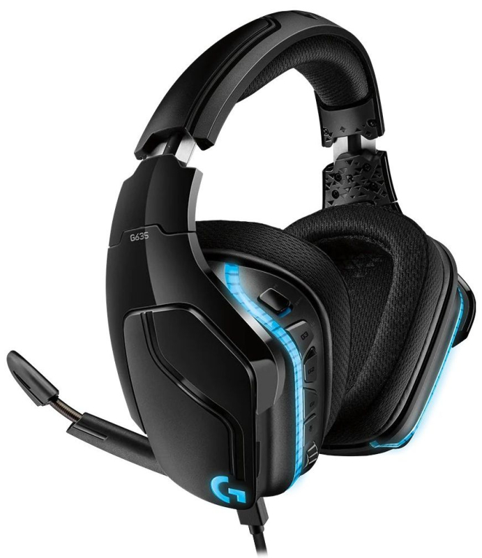 Наушники игровые Logitech G635, черный
