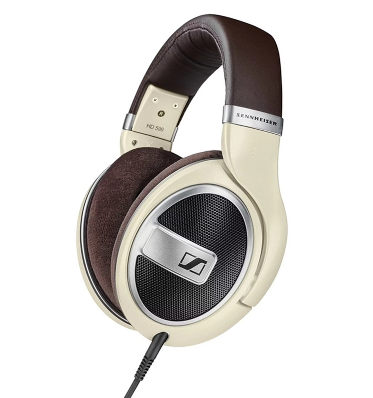 Наушники накладные Sennheiser HD 599, бургунди/бежевый