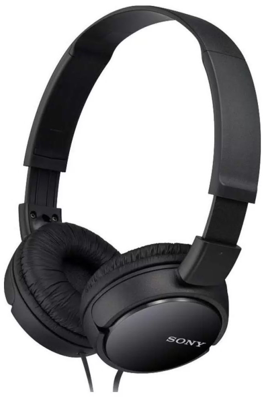 Наушники накладные Sony MDR-ZX110, черный