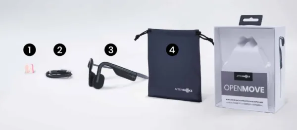 Наушники Shokz OpenMove с костной проводимостью звука, белый