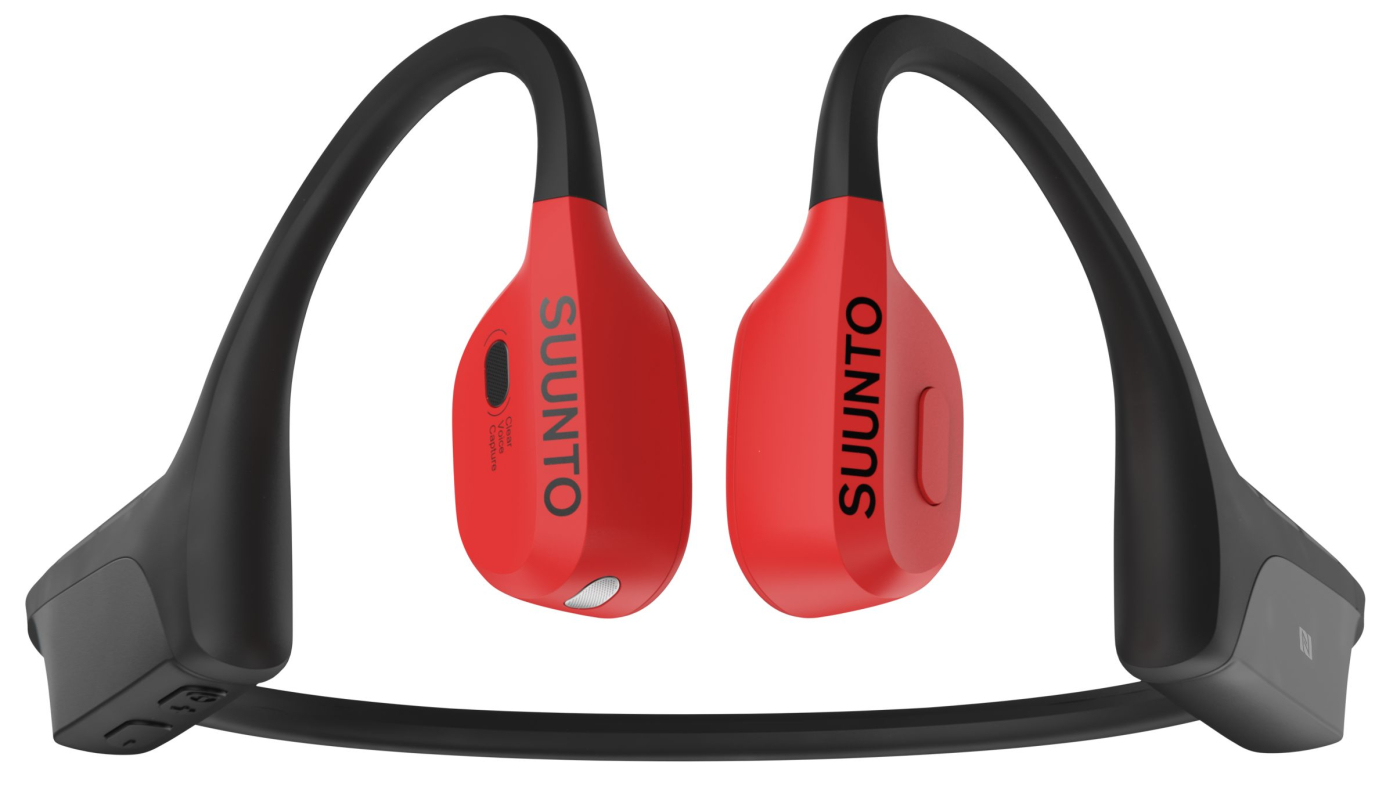 Наушники Suunto Wing с костной проводимостью звука, красный