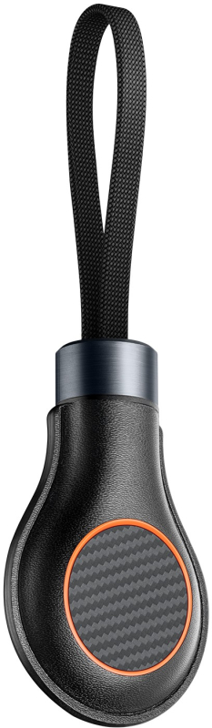 Подвеска Pitaka PitaTag для AirTag + кабель Lightning – USB-C, черный